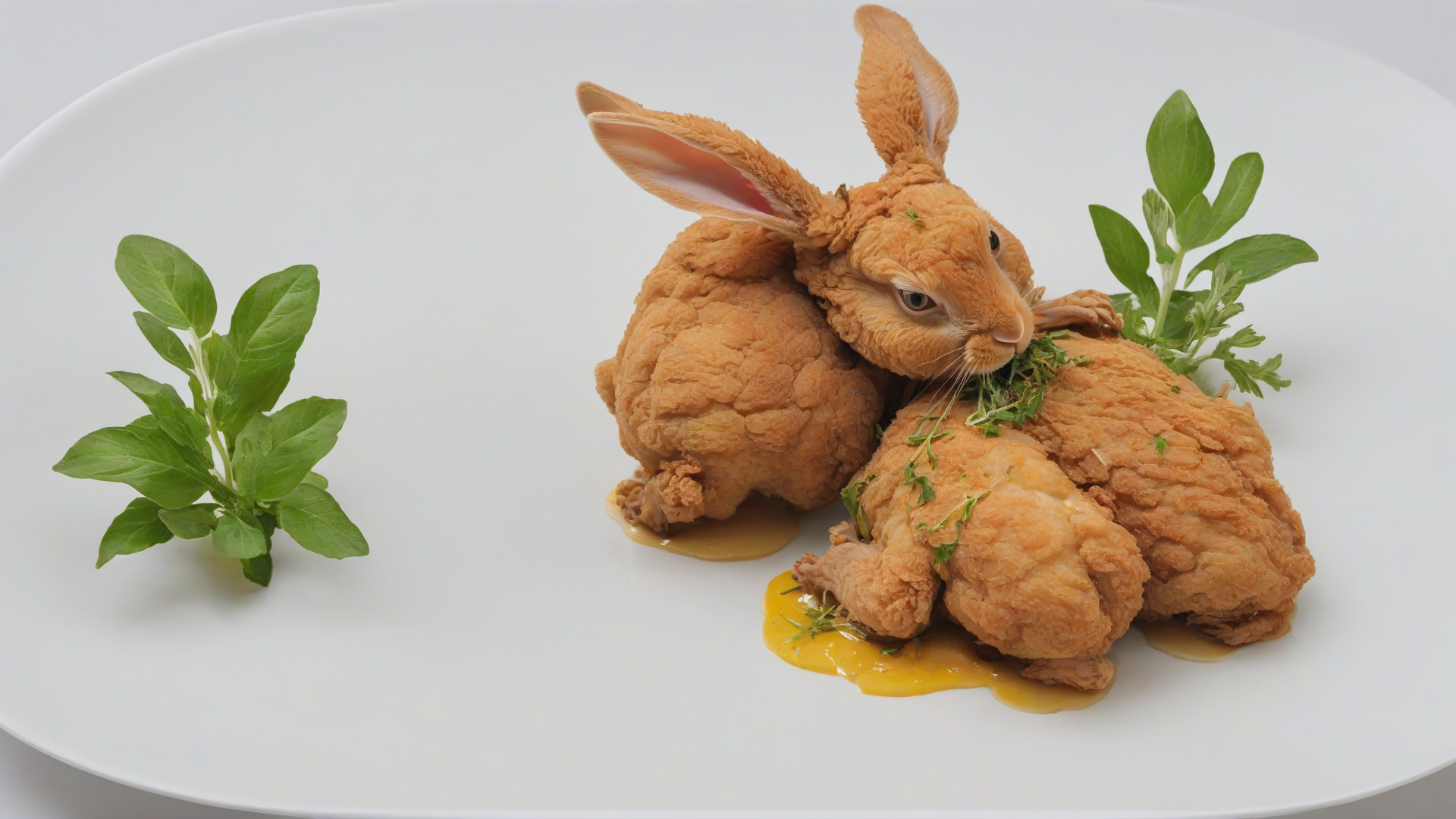 coniglio fritto